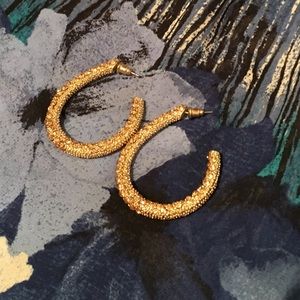 Gold earrings